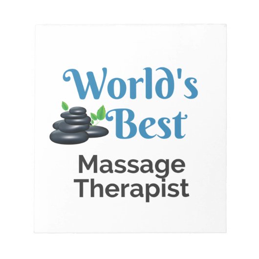 's Werelds beste massagetherapeut Notitieblok (Voorkant)