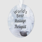 's Werelds beste massagetherapeut Ornament (voorkant)