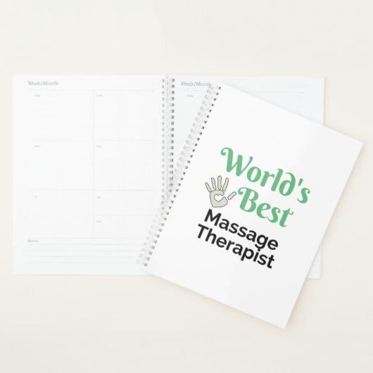 's Werelds beste massagetherapeut Planner (Display)