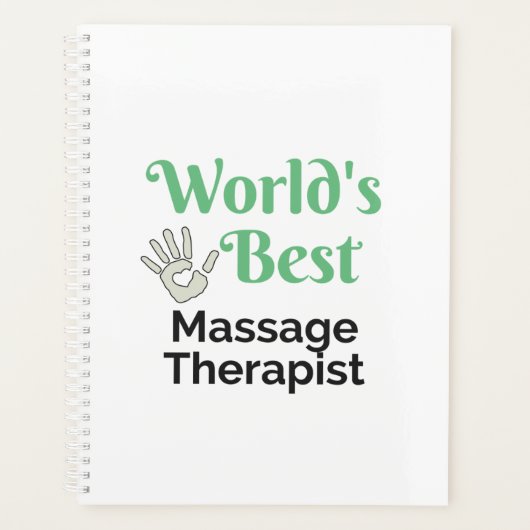 's Werelds beste massagetherapeut Planner (Voorkant)