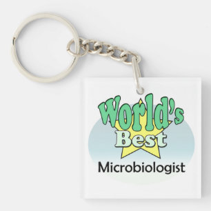 's Werelds beste microbioloog Sleutelhanger