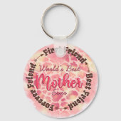 's Werelds Beste Moeder Ooit Eerste Vriend Beste V Sleutelhanger (Voorkant)