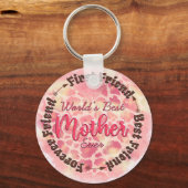 's Werelds Beste Moeder Ooit Eerste Vriend Beste V Sleutelhanger (Achterkant)