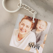 's Werelds beste moeder sinds 20XX moderne foto Sleutelhanger