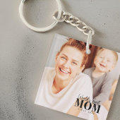 's Werelds beste moeder sinds 20XX moderne foto Sleutelhanger