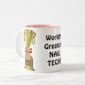 's Werelds beste mok met nageltechnische koffie (Voorkant links)