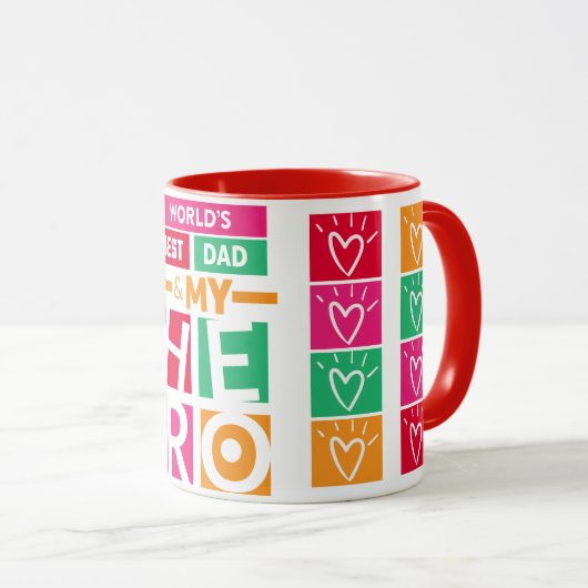 's Werelds beste Mok van pap en koffie (Voorkant rechts)