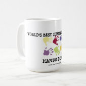 's Werelds beste Mok voor gebitsassistenten (Voorkant links)