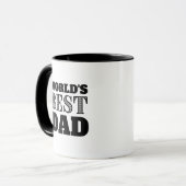 's Werelds beste Mok voor papa koffie (Voorkant links)