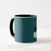 's Werelds beste NEIGHBOR Blauwgroen V241C Mok (Voorkant links)