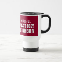 's Werelds beste NEIGHBOR in MAROON Modern A06