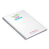 's Werelds beste Notitieboek voor leerkrachten (Rechterzijde)