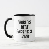 'S Werelds Beste Offerlam Grappig Sarcastisch Mok (Links)
