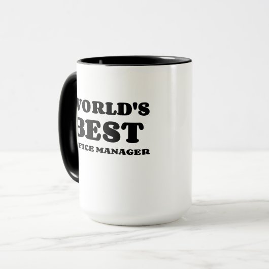 'S WERELDS BESTE OFFICE MANAGER MOK (Voorkant links)