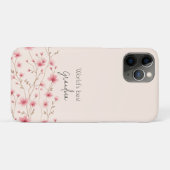 'S Werelds Beste Oma - Pastel Bloemen Gepersonalis Case-Mate iPhone Case (Achterkant (horizontaal))