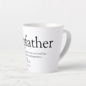 's Werelds beste ooit stepfather, Stepdad Definiti Latte Mok (Rechterhoek)