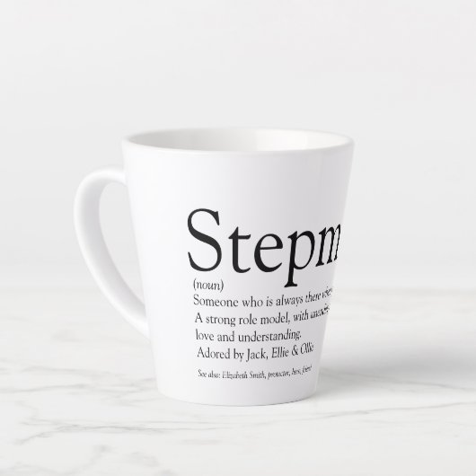 's Werelds beste ooit Stepmoeder, Stepmoeder Defin Latte Mok (Linkerhoek)
