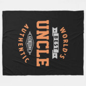 's Werelds beste oom Fleece Deken (Voorkant (Horizontaal))