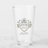 's Werelds beste OOM gepersonaliseerd BIER PINT GL Glas (Voorkant)