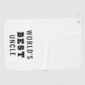 's Werelds beste oom Golfhanddoek (Horizontaal)