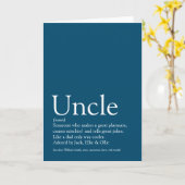 's Werelds beste oom ooit, 'Funcle Definition' Kaart (Gele Bloem)