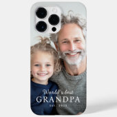 'S Werelds beste opa grootvader beste jaarfoto Case-Mate iPhone Case (Achterkant)