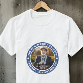 's Werelds beste opa moderne maatfoto T-shirt