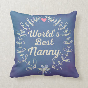 's Werelds beste opa oma Wreath Pillow Kussen