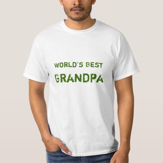 's Werelds beste opa, opa T-shirt (Voorkant)