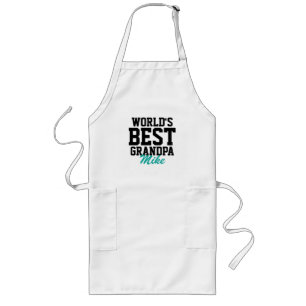 's Werelds beste opa Vaderdag Grilling Apron Lang Schort