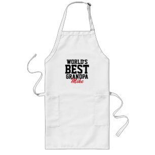 's Werelds beste opa Vaderdag Grilling Apron Lang Schort