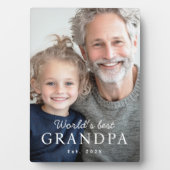 'S Werelds beste opa van het afgelopen jaar Fotoplaat (voorkant)