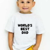 's Werelds Beste Pap Baby Tshirts