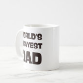 's Werelds beste pap grappige pap mok (Voorkant links)