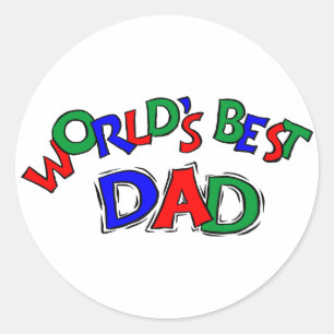 's Werelds Beste Pap Stickers
