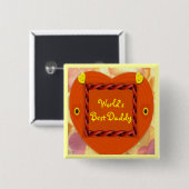 's Werelds beste papa Button (Voorkant /achterkant)