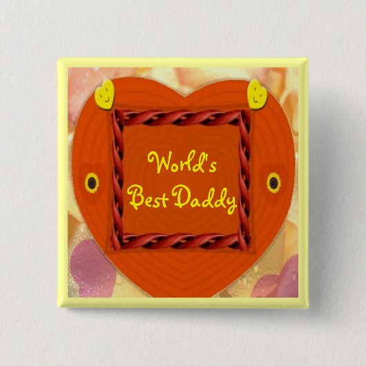 's Werelds beste papa Button (Voorkant)