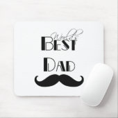 's Werelds beste papa snor Muismat (Met muis)