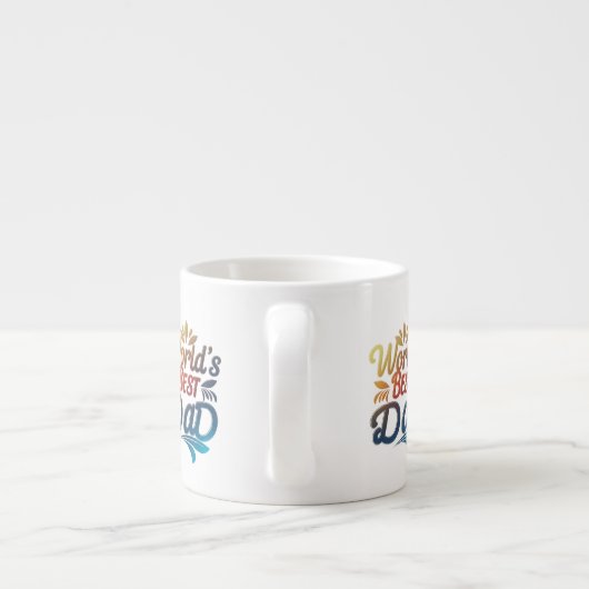 'S Werelds beste papa specialiteit espresso Mok on (Achterkant)