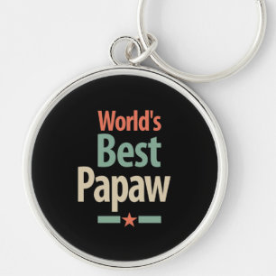 's Werelds beste papaw   Vader Gift Sleutelhanger