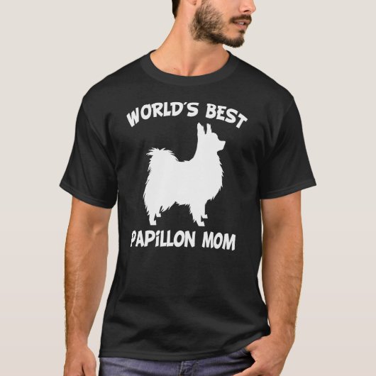 's Werelds beste Papillon mam T-shirt (Voorkant)