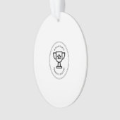 's Werelds beste partner in het huishouden Ornament (voorkant)