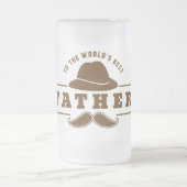 's Werelds beste pater gevriesde Mok van glasbier (Center)