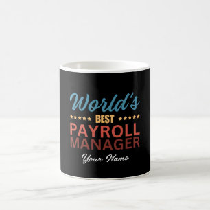 's Werelds Beste Payroll Manager Persoonlijke Naam Koffiemok