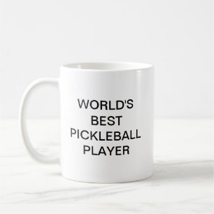 's Werelds beste Pickleball speler koffie mok