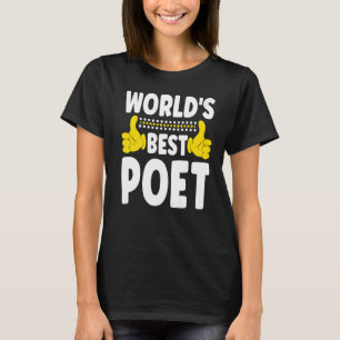 's Werelds beste poët-functietaak T-shirt