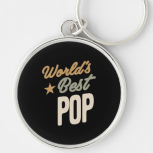 's Werelds beste Pop - vader- en opa-cadeautjes Sleutelhanger