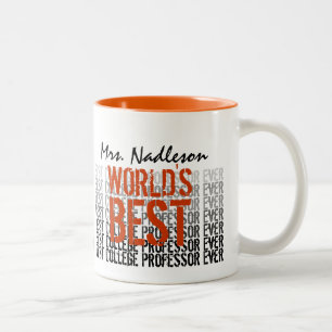 's Werelds beste professor ooit Tweekleurige Koffiemok