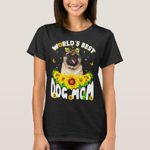 's Werelds beste pug-hond-Moederdag T-shirt