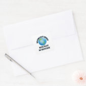 's Werelds beste raketwetenschapper Vierkante Sticker (Envelop)